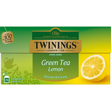 Twinings Groene Thee Citroen 25 Stuks
