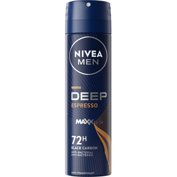 NIVEA MEN DEEP Espresso Anti-Transpirant Deodorant Spray - 150ml