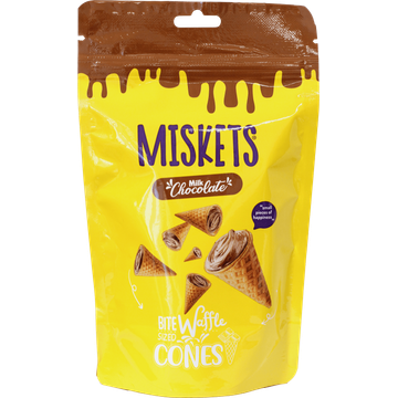 Miskets Milk Chocolate Filled Cornet Wafer 70g