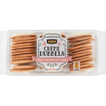 Jumbo Crème Dubbels met Crèmevulling 200 g