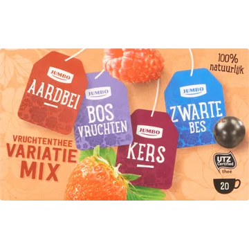 Jumbo Vruchtenthee Variatie Mix 20 Stuks
