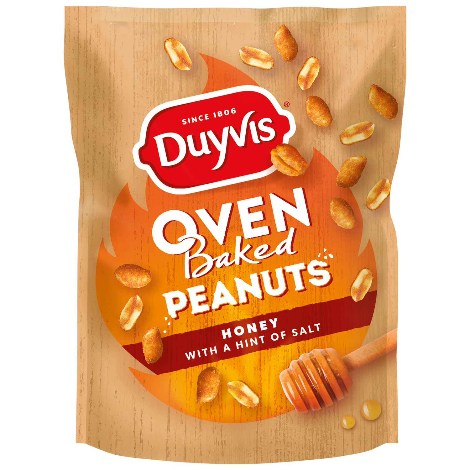 Duyvis Oven baked peanuts honey salt