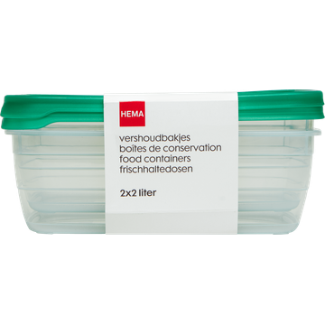 HEMA Vershoudbakjes 2 x 2 L