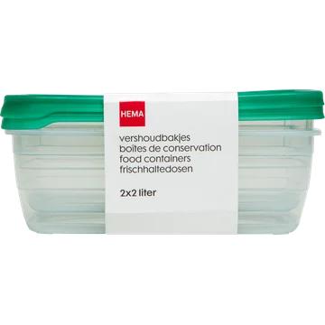 HEMA Vershoudbakjes 2 x 2 L