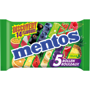 Mentos Discovery 14 Flavours 5 x 37,5 g
