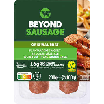 Beyond Meat Sausage Original Brat Plantaardige Worst 2 x 100 g
