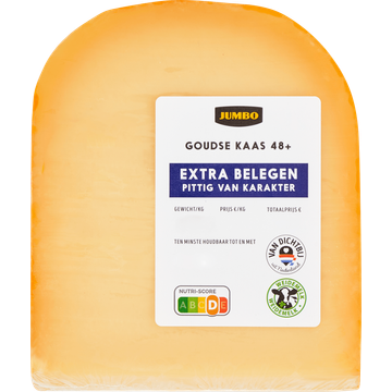Jumbo Goudse Kaas 48+ Extra Belegen Stuk ca. 340 g