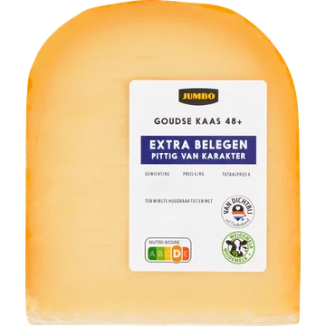 Jumbo Goudse Kaas 48+ Extra Belegen Stuk ca. 340 g