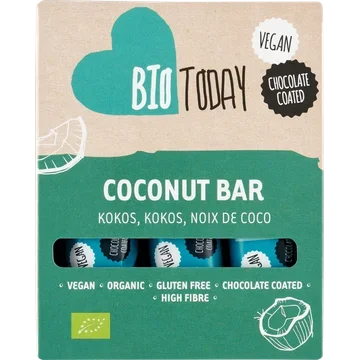 BioToday Coconut Bar 3 x 40 g