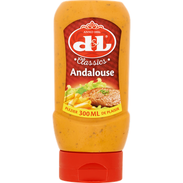 D&L Classic Andalouse Saus Knijpfles 300ml