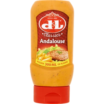 D&L Classic Andalouse Saus Knijpfles 300ml