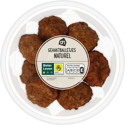 AH Gehaktballetjes naturel