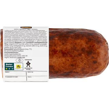 Jumbo Grillworst met Kaas 230 g