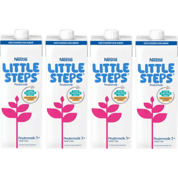 Nestlé LITTLE STEPS® Peutermelk 3+ jaar 4 x 1 L