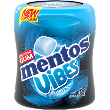 Mentos Gum Vibes Peppermint 30 stuks