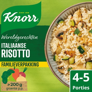 Knorr Wereldgerechten Maaltijdpakket Italiaanse Risotto XXL 430 g