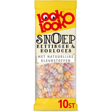 Look-O-Look Snoep Kettingen & Horloges Vegan 10 stuks