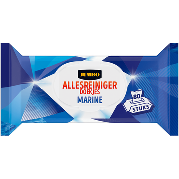 Jumbo Allesreiniger Doekjes Marine 80 Stuks