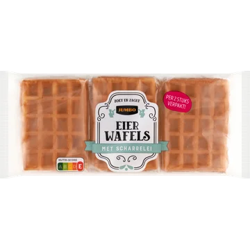 Jumbo Eierwafels met Scharrelei 6 x 2 Stuks