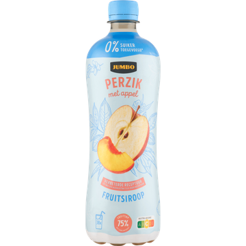 Jumbo Fruitsiroop Cassis met Appel 0% Suiker Toegevoegd 750ML