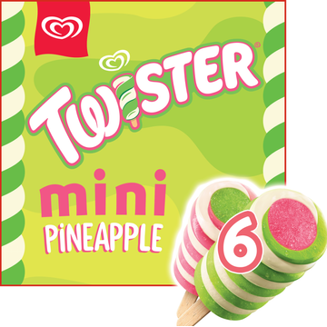 Ola IJs Twister Mini Pineapple 6 x 50 ml