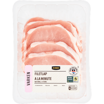Jumbo Filetlap à la Minute Naturel 5 Stuks