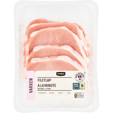 Jumbo Filetlap à la Minute Naturel 5 Stuks