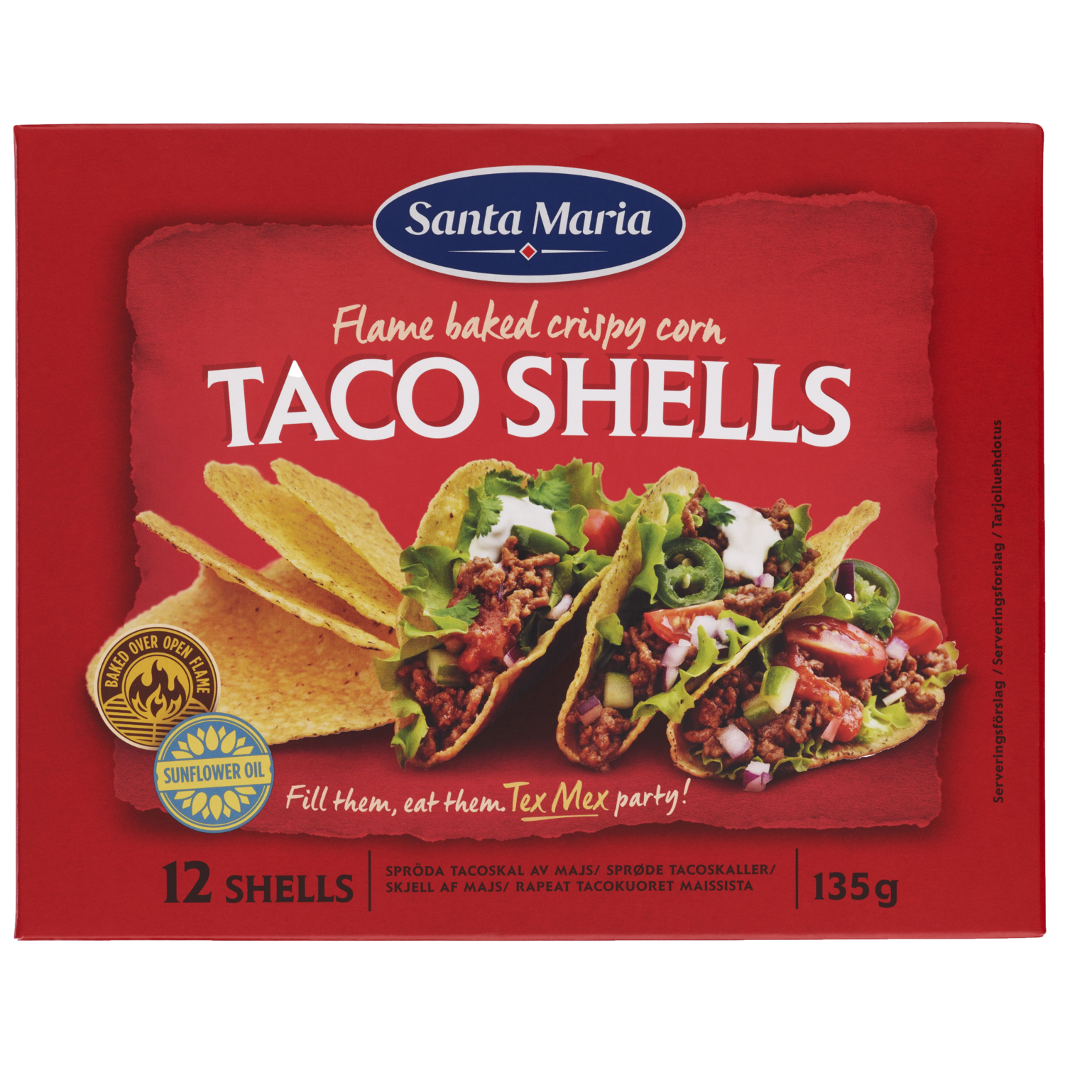 Santa Maria Taco schelpen