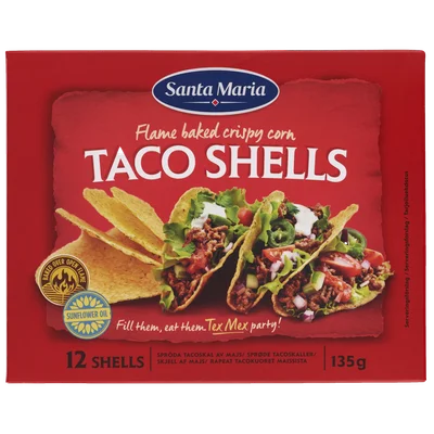 Santa Maria Taco schelpen