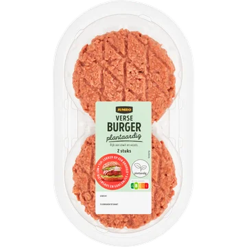 Jumbo Verse Burger Plantaardig 2 Stuks