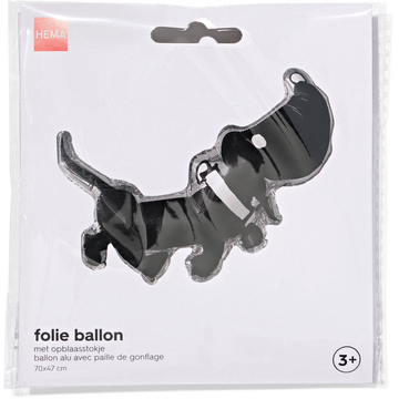 HEMA Folie Ballon met Opblaasstokje 3+