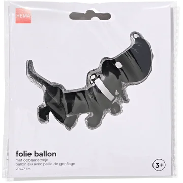 HEMA Folie Ballon met Opblaasstokje 3+