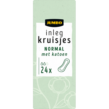 Jumbo Inlegkruisjes Normal met Katoen 24 Stuks