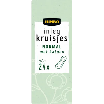 Jumbo Inlegkruisjes Normal met Katoen 24 Stuks