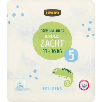 Jumbo Premium Luiers Maat 5 11-16 kg 22 Stuks