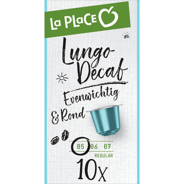 La Place Lungo Decaf Nespresso Koffiecups 10 Stuks