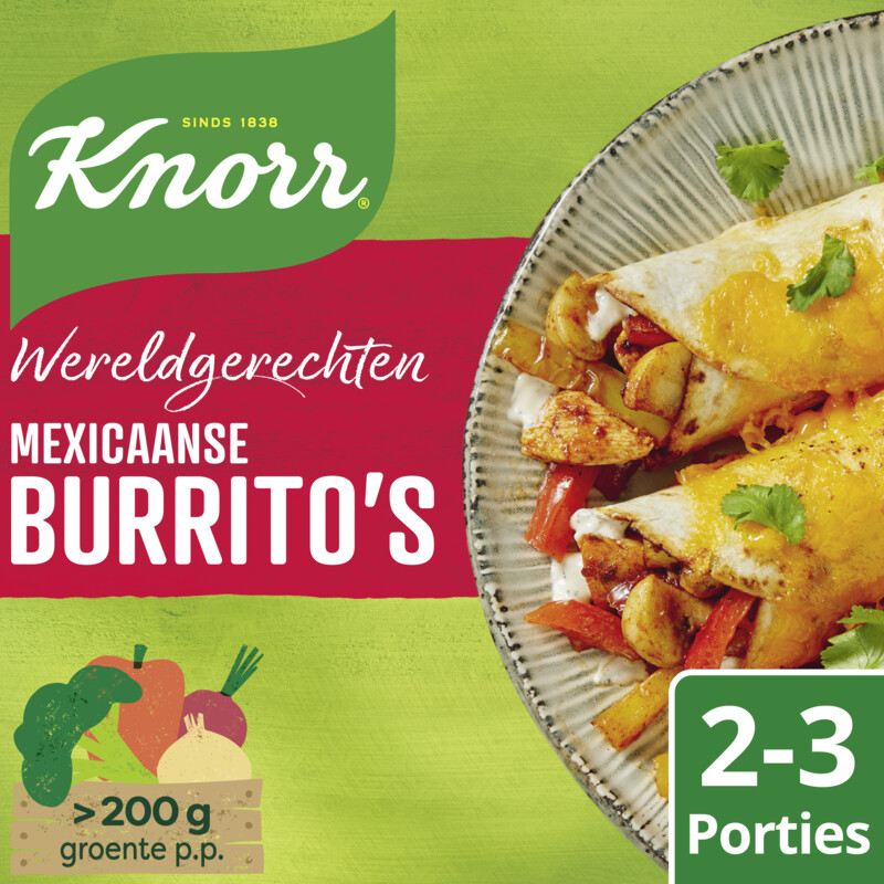 Knorr Wereldgerechten Mexicaanse burritos