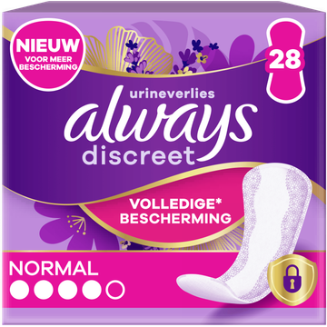 Always Discreet Inlegkruisjes Voor Urineverlies Normal X28