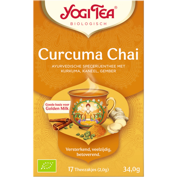 Yogi Tea Biologisch Curcuma Chai Thee 17 Stuks 34 g