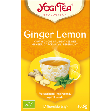 Yogi Tea Biologisch Ginger Lemon Thee 17 Stuks 30,6 g