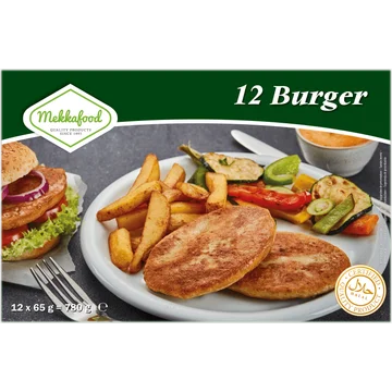 Mekkafood Burger 12 x 65 g