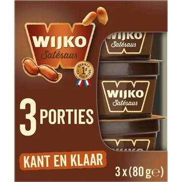 Wijko Satésaus kant en klaar 3-pack