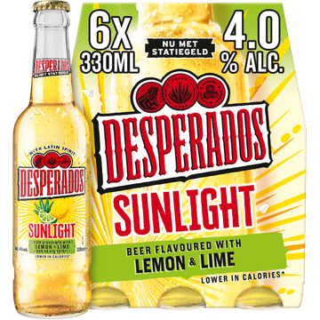 Desperados Sunlight Lemon & Lime 6x330ML