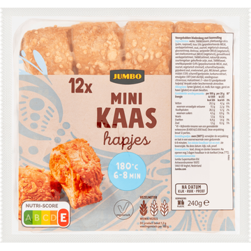 Jumbo Mini Kaashapjes 12 Stuks