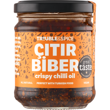 Trouble & Spice Çitir Biber Crispy Chilli Oil 180 g