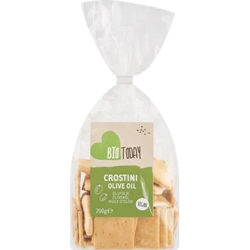 BioToday Crostini Mini-Cracker Olijfolie 200 g