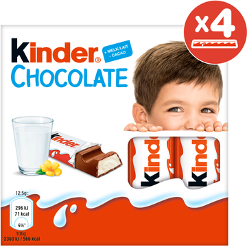 Kinder Chocolate 4 Reepjes 50 g