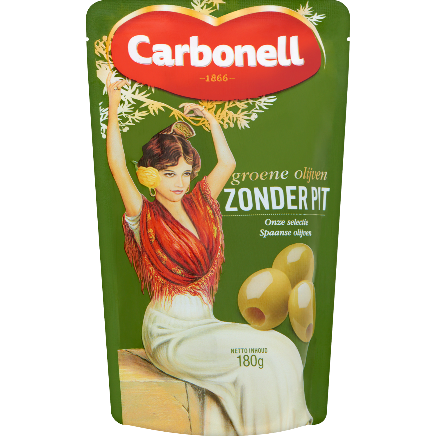 Carbonell Groene olijven zonder pit