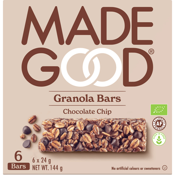 Made Good Chocolate Chip Granola Bars 6 x 24 g