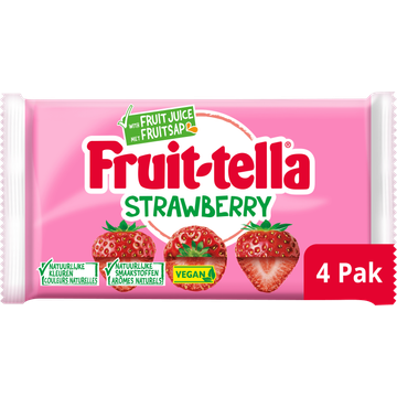 Fruittella Strawberry Vegan 4-pack